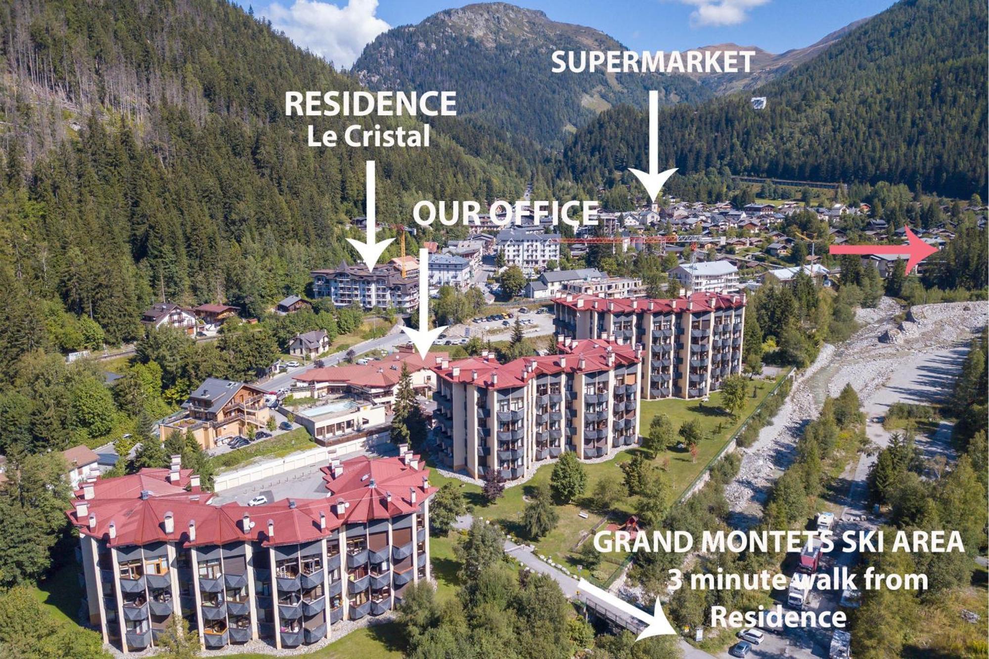 Residence Le Cristal - Grands Montets 8 - Happy Rentals シャモニー エクステリア 写真